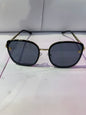 AHC Black Gold Frame Black Shade Unisex Branded Sunglasses SUN2026
