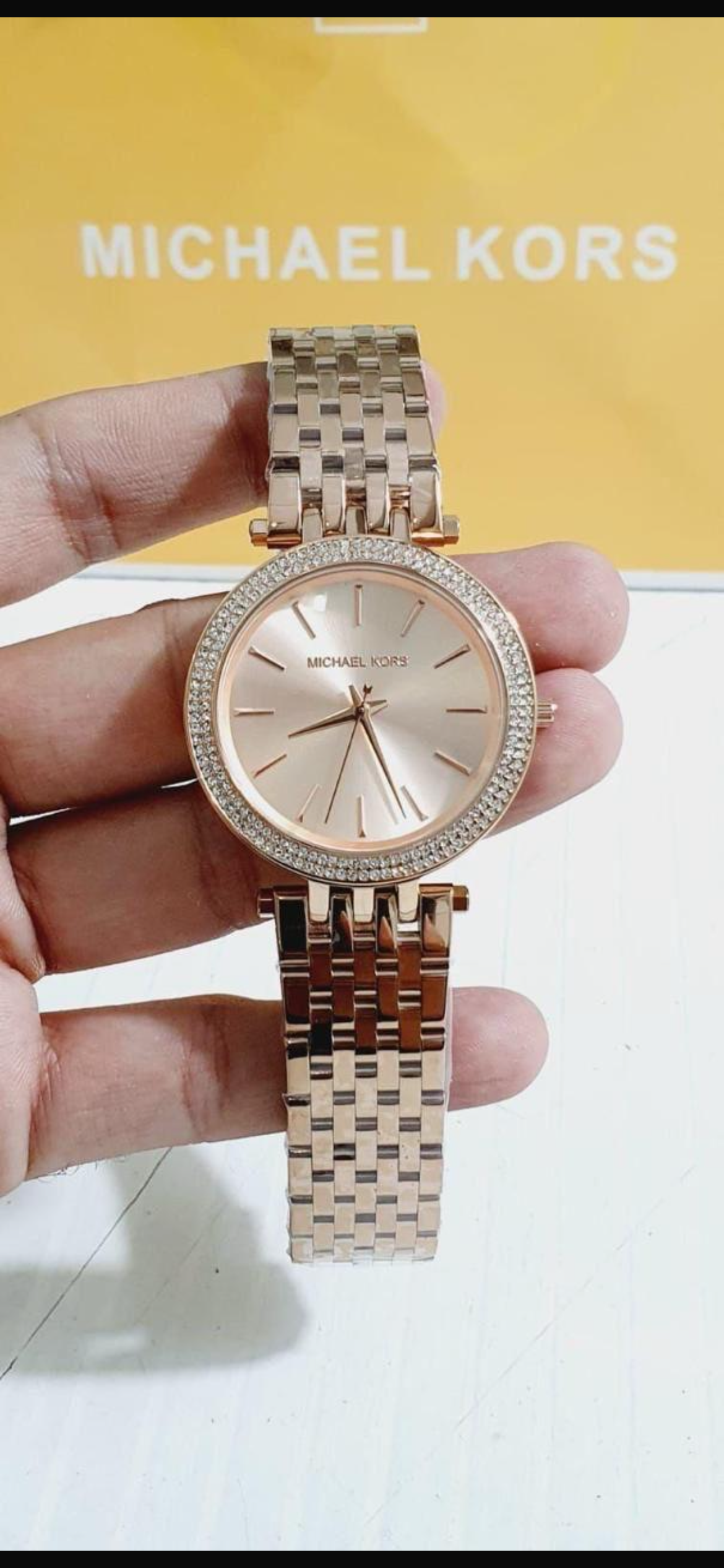 Cim Copper Chain Copper Dial Ladies Watch 901304