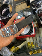 REF Silver Buckle Black Strap Autolock Imported Italian Leather Men’s Belts 988754