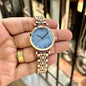 Mra Copper Chain Blue Dial Ladies Watch 901883