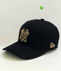 YN Black Cap Yellow Embroidery 300195