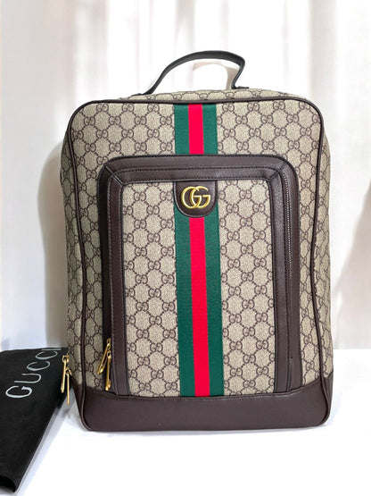 CUG GUC GG Print Unisex Backpack 745718