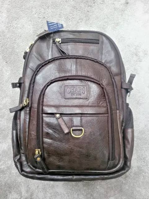 CHA AHC Genuine Leather Heavy Quality Unisex Backpack 988003