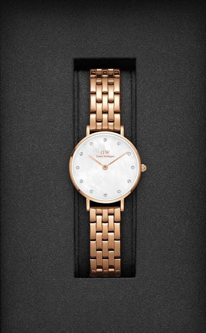 WD Copper Chain White Dial Ladies Watch 988011