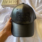 NEK KEN Black Leather Premium Quality Unisex Cap 989003