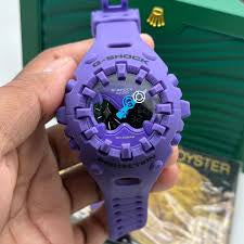 Hsg Purple Silicone Strap Venom Edition Purple Dial Water Resistant Sports Men Watch 990122