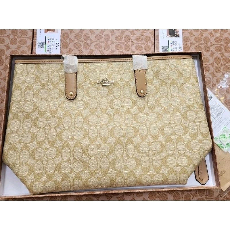 Aoc Monogram Design Premium Quality Tote Ladies Bag 8913