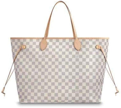 Uol Lou Monogram Check Print Tote Ladies Bag 44568