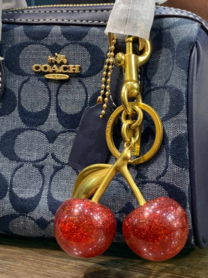 Aoc Coa Blue Denim Premium Quality Ladies Mini Speedy Bag Y244