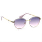 LVB Golden Frame Purple Shade Unisex Premium Quality Sunglass 2506 53 17-148