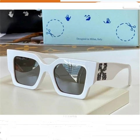 Off White Frame Black Shade Premium Quality Sunglass 6044 51 20-145