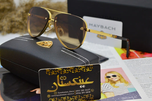YAM Golden Frame Brown Shade Premium Quality Sunglass MY377 60 13-145