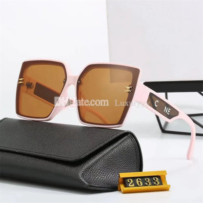 LEC Baby Pink Frame Brown Shade Premium Quality Sunglass 2633 56 19-137
