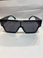 REV VER Black Frame Black Shade Unisex Sunglass 6146 132 0 145