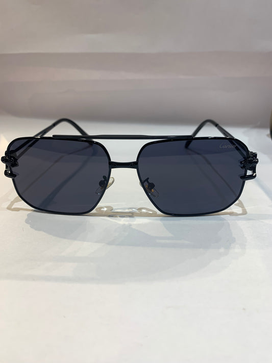 RAC CAR Black Frame Black Shade Unisex Sunglass M423 58 14 140