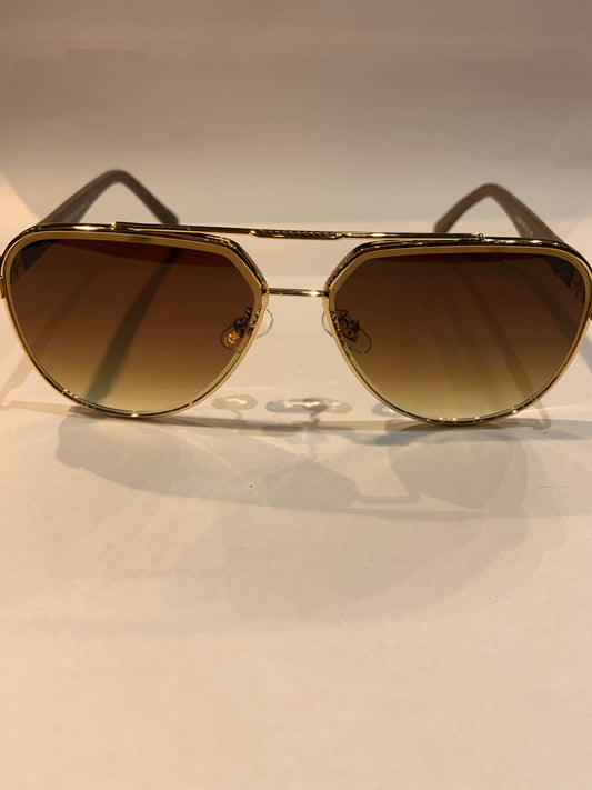 YAM MAY Copper Brown Farme Brown Shade Unisex Sunglass 23269 60 13 142