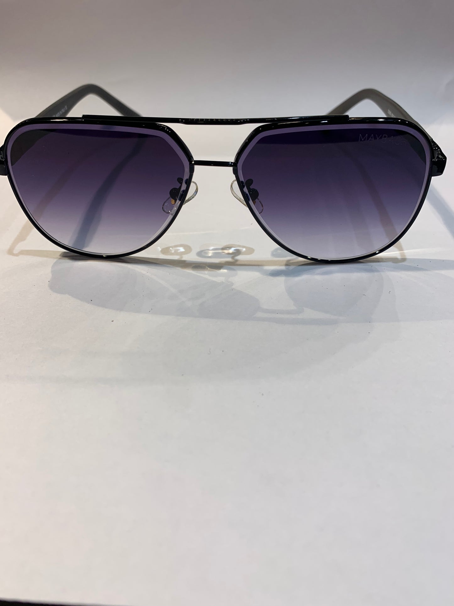YAM MAY Black Farme Purple Shade Unisex Sunglass 23269 60 13 142