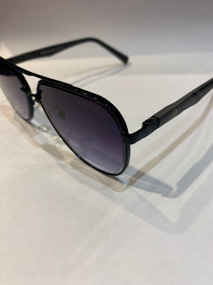 YAM MAY Black Farme Purple Shade Unisex Sunglass 23269 60 13 142