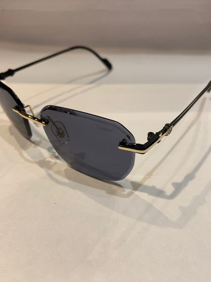 RAC CAR Farmeless Black Stick Black Shade Unisex Sunglass T82000501 48 14 138