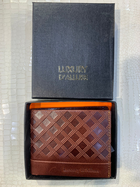 LDA Brown Colour Genuine Leather Men’s Wallet GW-011