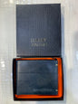 LDA Blue Colour Genuine Leather Men’s Wallet GW-016