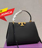 ROT TOR Black Colour Golden Logo Premium Quality Ladies Hand Bag With Side Sling 3611