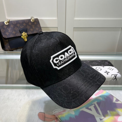 AOC COA Black Colour CC Print White Embroidered Unisex Cap 989528