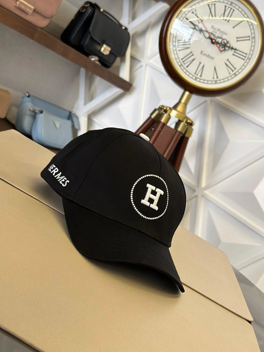REH HER H Logo White Embroidered Unisex Cap 989531