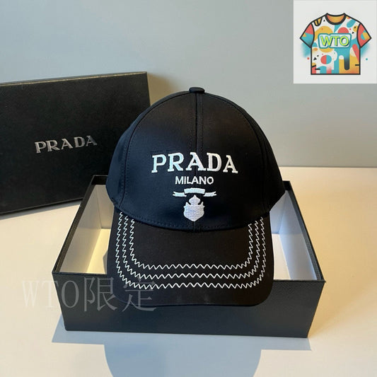 Arp Pra Black Colour White Embroidered Unisex Cap 989532