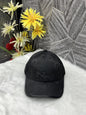CUG GUC Black Colour Black Embroidered Unisex Cap 989535