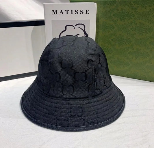 CUG Black GG Print Imported Unisex Bucket Cap 989543