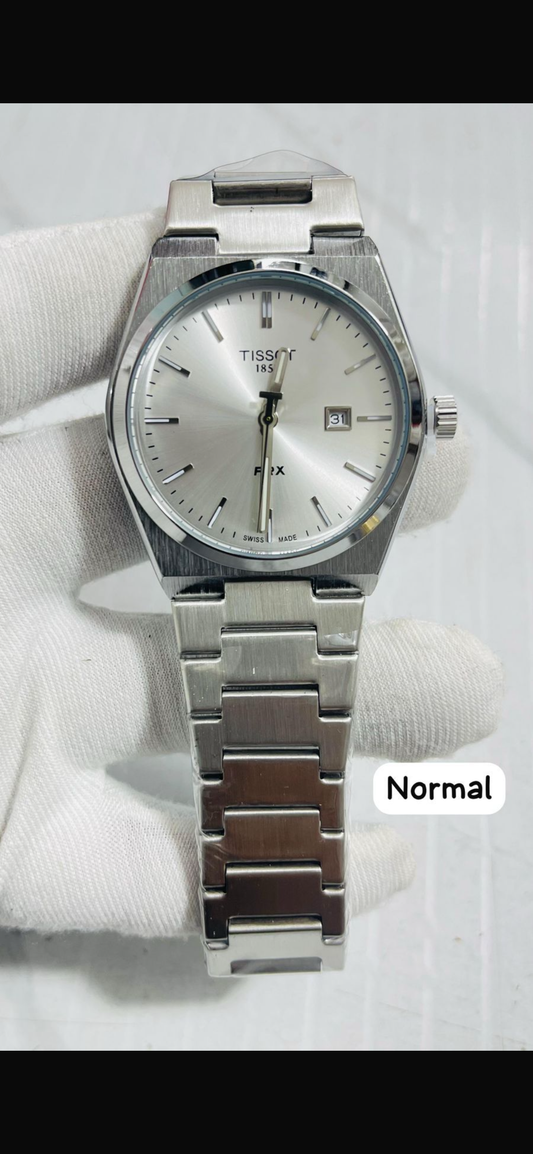 SIT Silver Chain White Dial Premium Prx Machinery Watch 990221