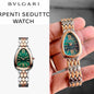 LVB Silver Copper Chain Green Dial Ladies Premium Quality Watch 990225