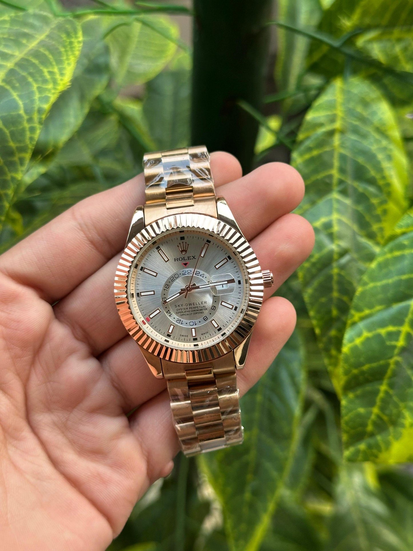Lor Rosegold Chain White Dial Men's Watch 990235
