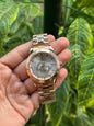 Lor Rosegold Chain White Dial Men's Watch 990235