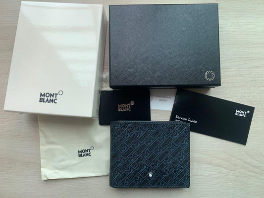 NOM MON Black Blue colour Imported Men Wallet 988040