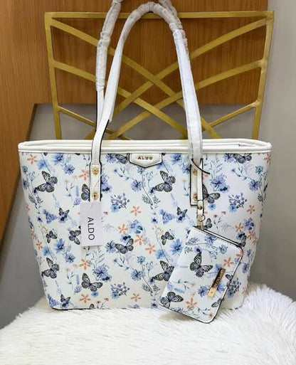 DLA Multi Colour Premium Quality Tote Ladies Bag With Box S8950#
