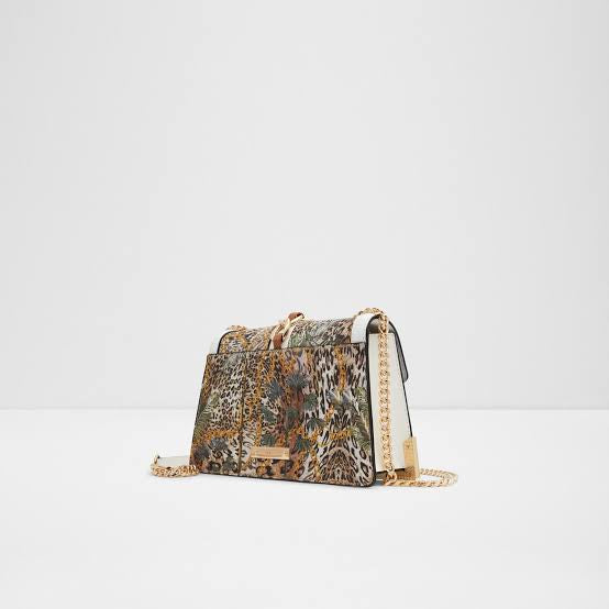 ALD DLA MultiColour Tiger Print  Premium Quality Crossbody Ladies Hand Bag S8962#