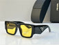 ARP Black Frame Yellow Shade Unisex Sunglass 6105 53 19 144