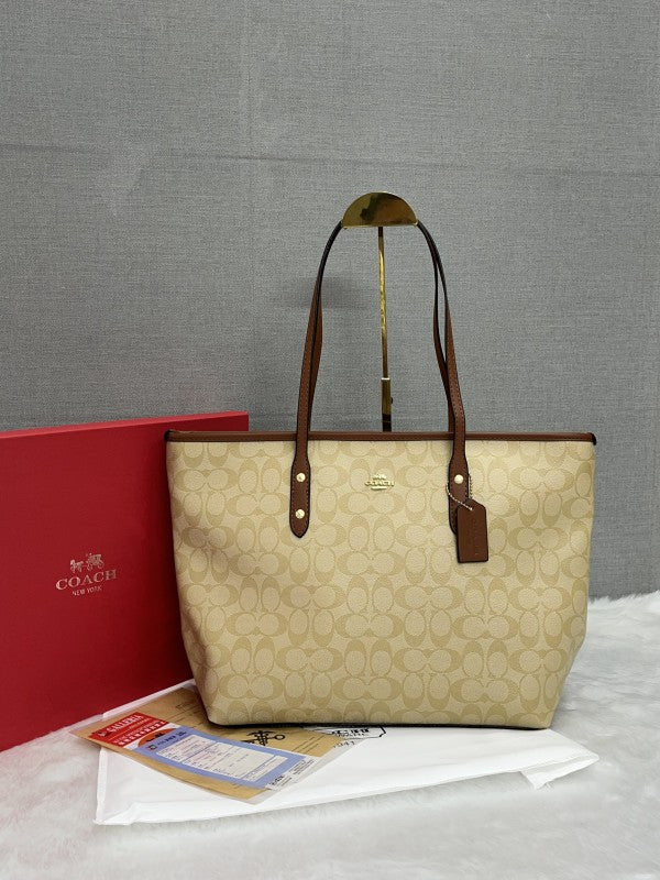 AOC Monogram Design Premium Quality Tote Ladies Bag 53701