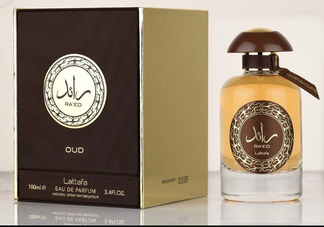 Oud Raed Ra'ed Lattafa EDP 100 ml Natural Spray Vaporisateur 3.4 FL.OZ.