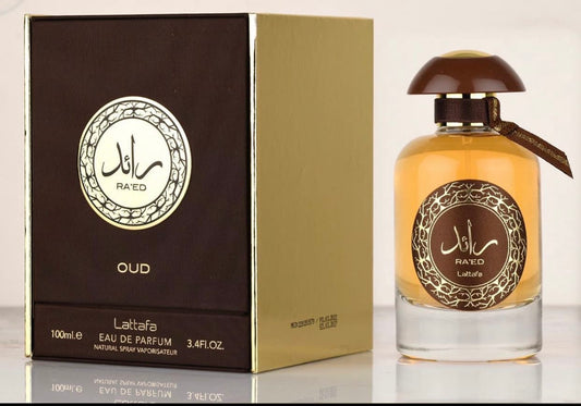 Oud Raed Ra'ed Lattafa EDP 100 ml Natural Spray Vaporisateur 3.4 FL.OZ.