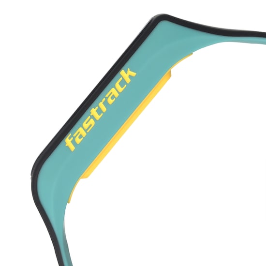 Fastrack REFLEX 3.0 DUAL TONED SMART BAND IN MIDNIGHT BLACK & TURQUOISE ACCENT
