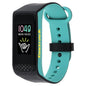 Fastrack REFLEX 3.0 DUAL TONED SMART BAND IN MIDNIGHT BLACK & TURQUOISE ACCENT