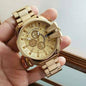 EID Golden CHain Golden Dial Jap Machinery Heavy Men's Watch 900945