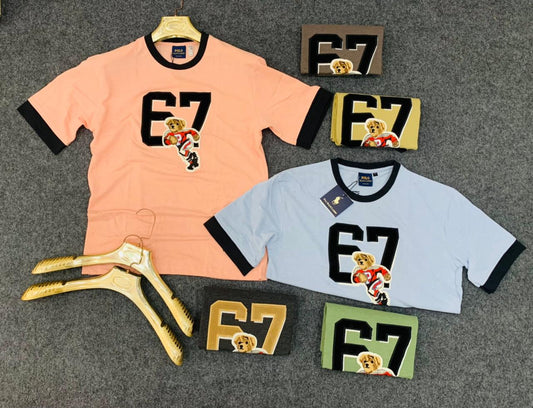 LOP Print Peach Colour TShirts