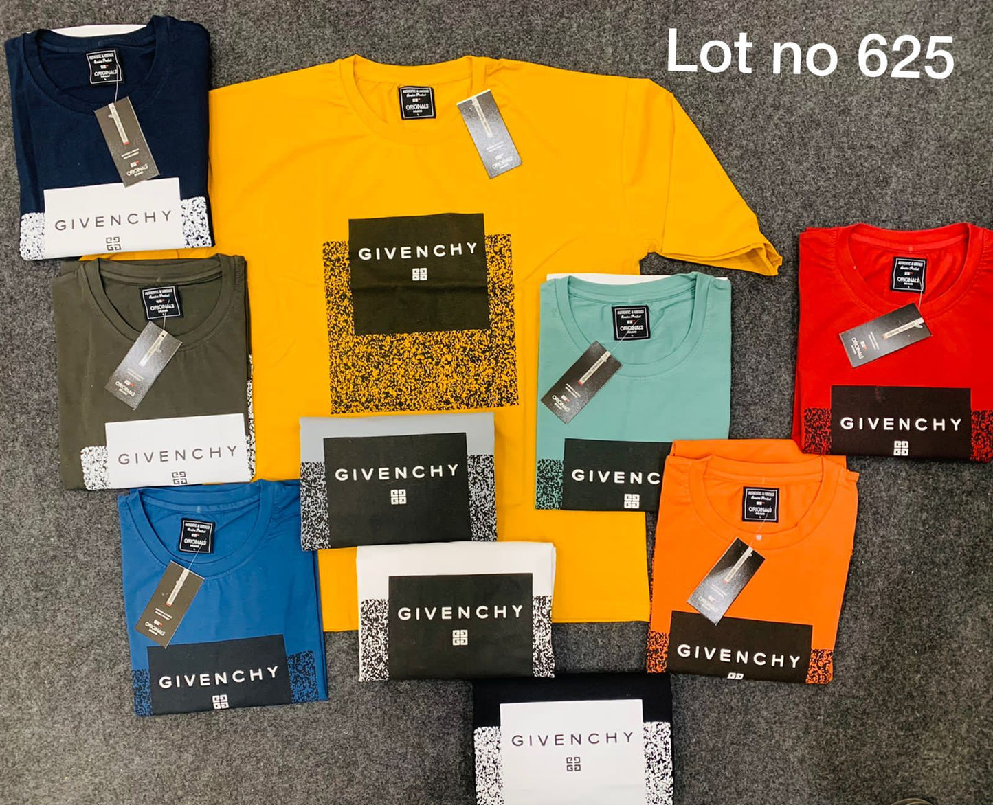 Orange VIG Print T - Shirts
