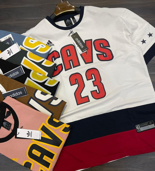 White Cavs Ida Print T - Shirts