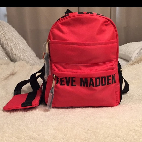 STEVE MADDEN PLACEMENT PRINT NYLON BACKPACK