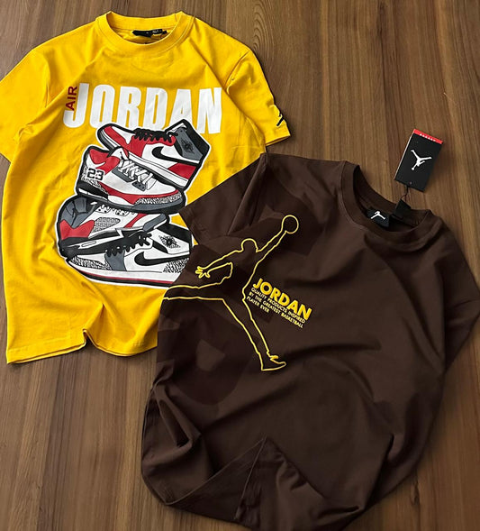 Jor Roj Brown Colour With Printed Premium Quality Tshirt 63634